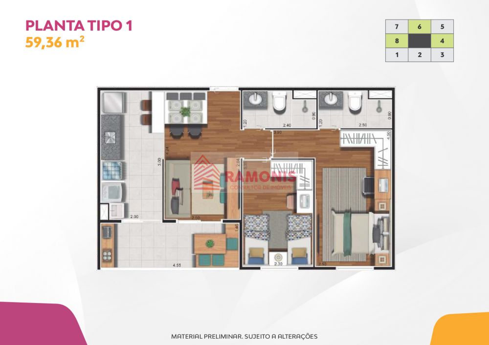 Apartamento venda Vila Londrina Votupoca - Referência flex000184